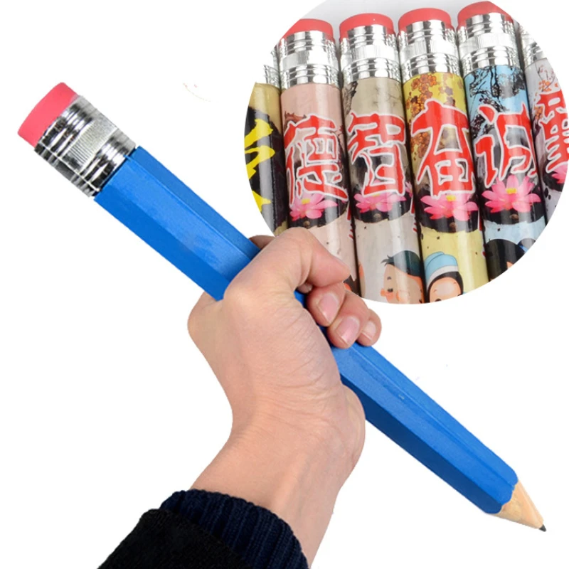 New Exotic Crafts 35cm Wooden Large Pencil Color Thick Stick Pencil Props Advertising Gifts Toys Kids Toys Stationery
New Exotic Crafts 35cm Wooden Large Pencil Color Thick Stick Pencil Props Advertising Gifts Toys Kids Toys Stationery