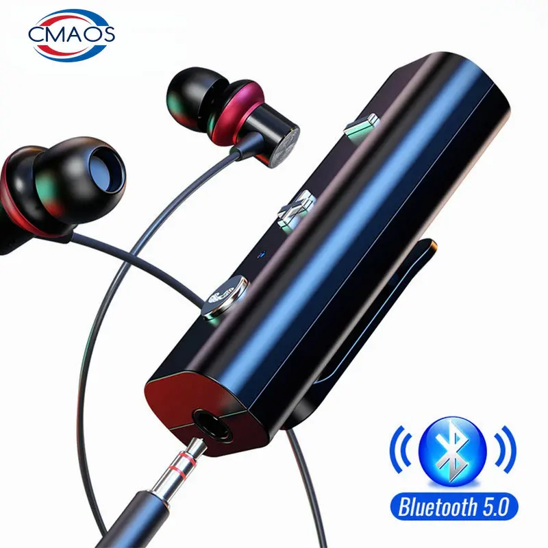 CMAOS Wireless Adapter Bluetooth 5.0 Receiver For 3.5mm Jack Earphone Bluetooth Aux Audio Music Transmitter For Headphone
CMAOS Wireless Adapter Bluetooth 5.0 Receiver For 3.5mm Jack Earphone Bluetooth Aux Audio Music Transmitter For Headphone