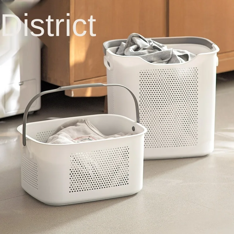 Laundry Basket Household Laundry Basket Large Capacity Portable Plastic Clothes Storage Basket Bathroom Dirty Clothes Basket
Laundry Basket Household Laundry Basket Large Capacity Portable Plastic Clothes Storage Basket Bathroom Dirty Clothes Basket