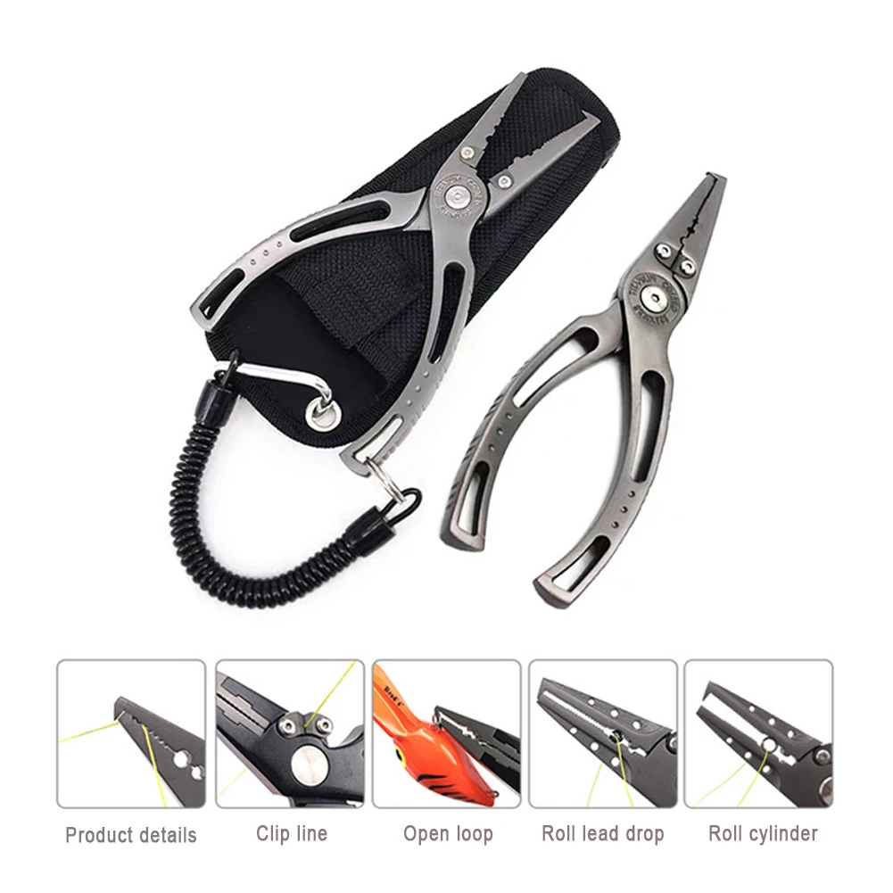 Fishing Plier Scissor Braid Line Lure Cutter Hook Remover Titanium Alloy Braid Line Cutting Plier Freshwater Sea Fishing Tackles
Fishing Plier Scissor Braid Line Lure Cutter Hook Remover Titanium Alloy Braid Line Cutting Plier Freshwater Sea Fishing Tackles
