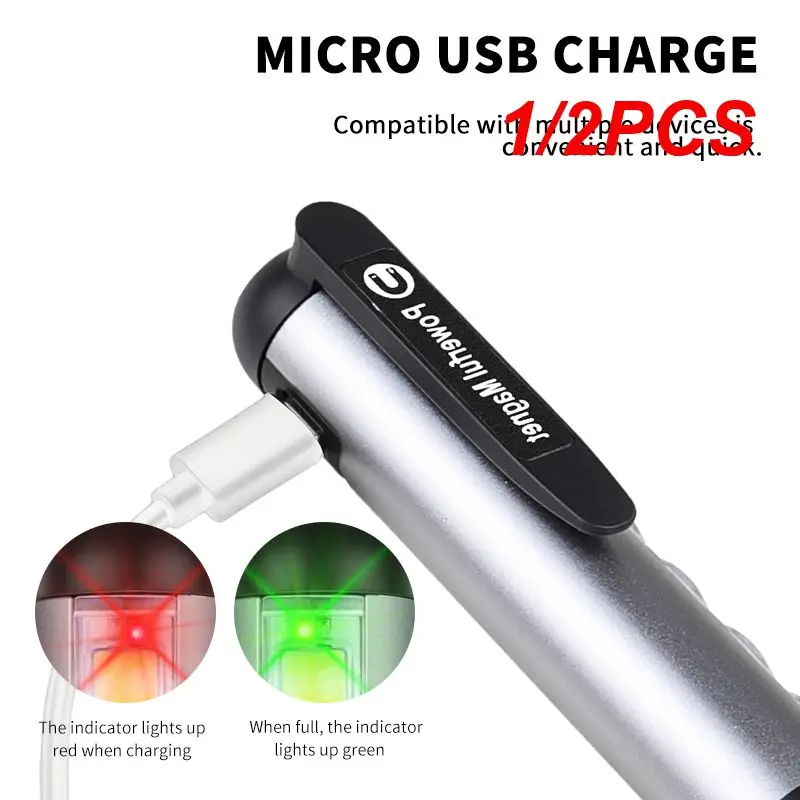 1/2PCS Pen Holder Flashlight Mini Portable 7 COB Side Light Waterproof Flashlight Indoor Outdoor Camping Emergency Lighting Tool 
1/2PCS Pen Holder Flashlight Mini Portable 7 COB Side Light Waterproof Flashlight Indoor Outdoor Camping Emergency Lighting Tool