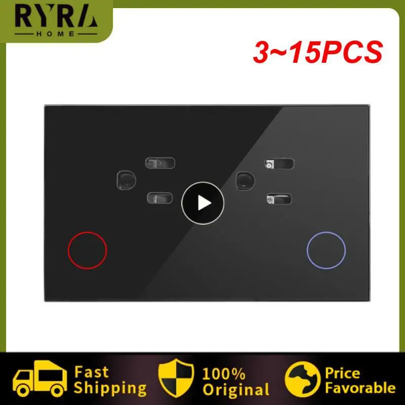 3~15PCS Glass Panel Plug Innovative 120 * 72 * 42mm Application Settings Button Convenient High Quality Smart Plug Smart Home
3~15PCS Glass Panel Plug Innovative 120 * 72 * 42mm Application Settings Button Convenient High Quality Smart Plug Smart Home