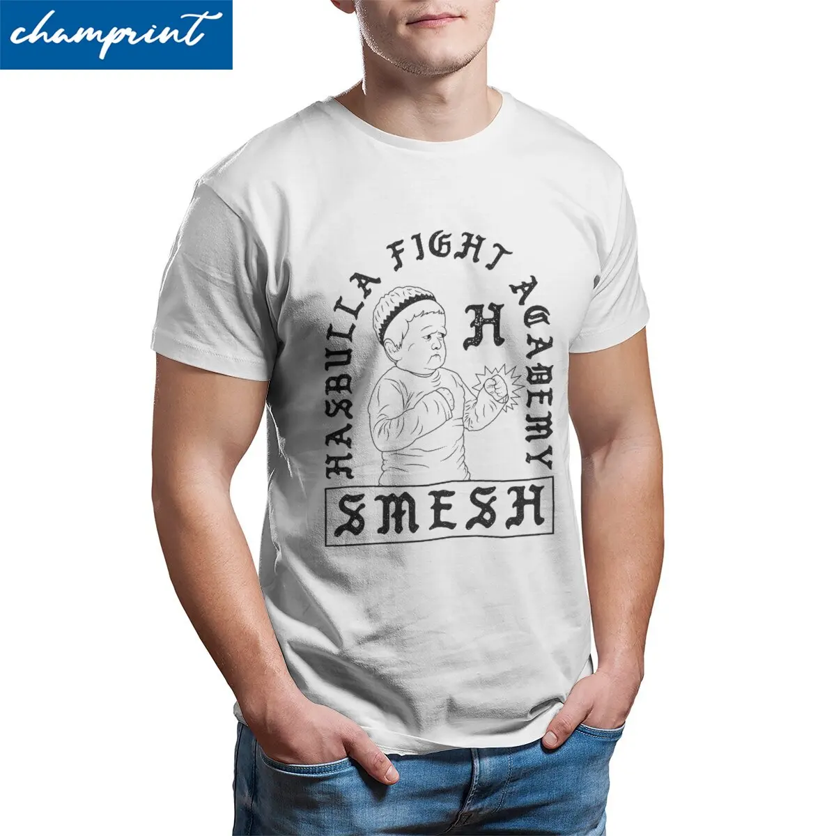 Hasbulla Fight Academy Men T Shirts Fighting Meme Unique Tees Short Sleeve Crew Neck T-Shirts Pure Cotton Adult Clothes
Hasbulla Fight Academy Men T Shirts Fighting Meme Unique Tees Short Sleeve Crew Neck T-Shirts Pure Cotton Adult Clothes