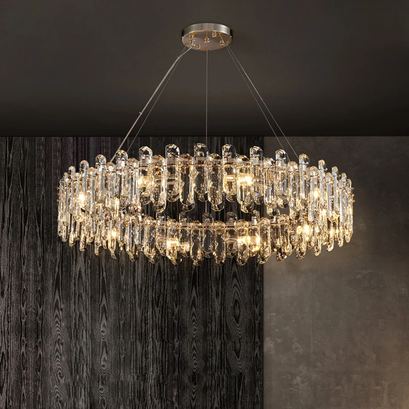 Gorgeous Crystal LED Chandelier Round Gold Lighting Fixture Luxury Suspension Lamp for Home Decor Living Room Dining Bar Kitchen
Gorgeous Crystal LED Chandelier Round Gold Lighting Fixture Luxury Suspension Lamp for Home Decor Living Room Dining Bar Kitchen