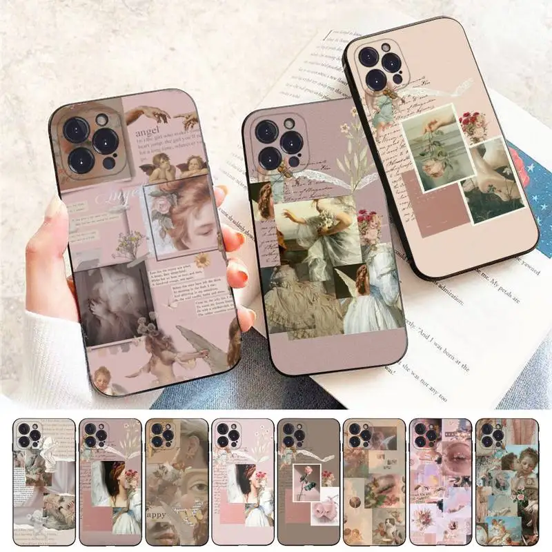 Renaissance Retro Rose Angel Phone Case For iPhone 14 11 12 13 Mini Pro XS Max Cover 6 7 8 Plus X XR SE 2020 Funda Shell
Renaissance Retro Rose Angel Phone Case For iPhone 14 11 12 13 Mini Pro XS Max Cover 6 7 8 Plus X XR SE 2020 Funda Shell