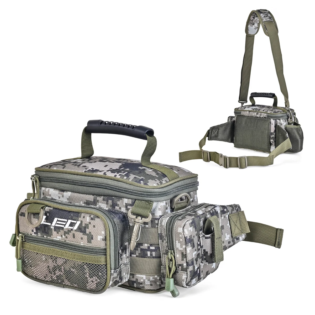 Multifunction 4.8L Fishing Tackle Bag Single Shoulder Portable Waterproof Fishing Rod Lure Reel Line Storage Bag Case Waist Pack
Multifunction 4.8L Fishing Tackle Bag Single Shoulder Portable Waterproof Fishing Rod Lure Reel Line Storage Bag Case Waist Pack