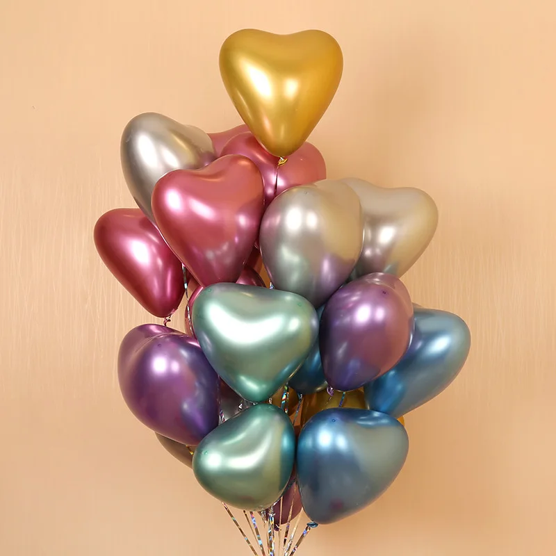 10inch Heart Shaped Wedding Balloon High Metal Latex Balloons Birthday Party Proposal Scene Decorated Purple Gold Helium Baloon
10inch Heart Shaped Wedding Balloon High Metal Latex Balloons Birthday Party Proposal Scene Decorated Purple Gold Helium Baloon