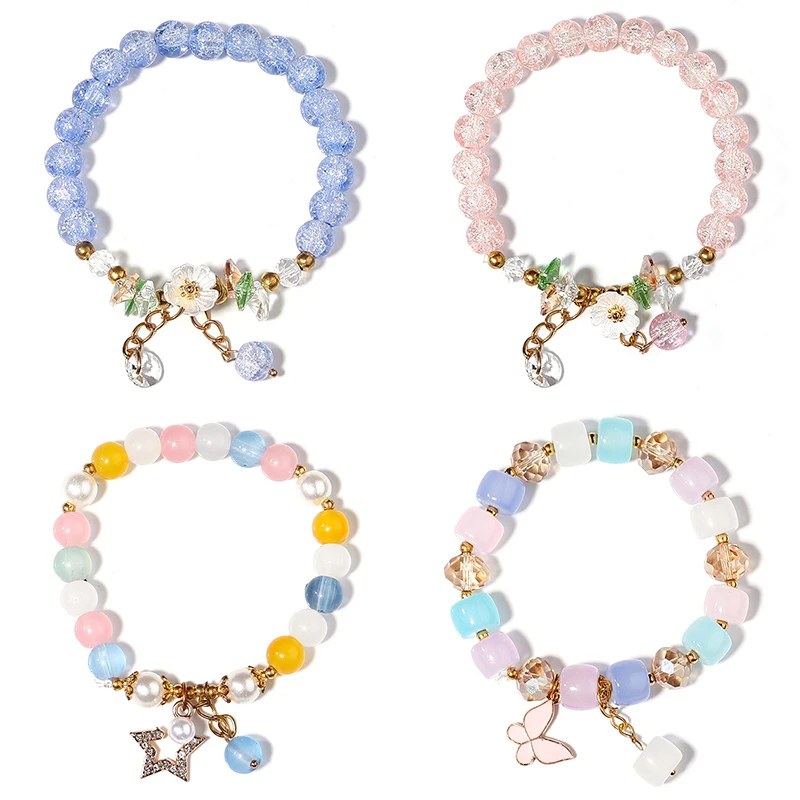 1 String Glass Beaded Bracelets Diy Fashion Women Girl Party Link Bangle Wristband Gifts Elastic Charm Jewelry Handmade Supplies
1 String Glass Beaded Bracelets Diy Fashion Women Girl Party Link Bangle Wristband Gifts Elastic Charm Jewelry Handmade Supplies
