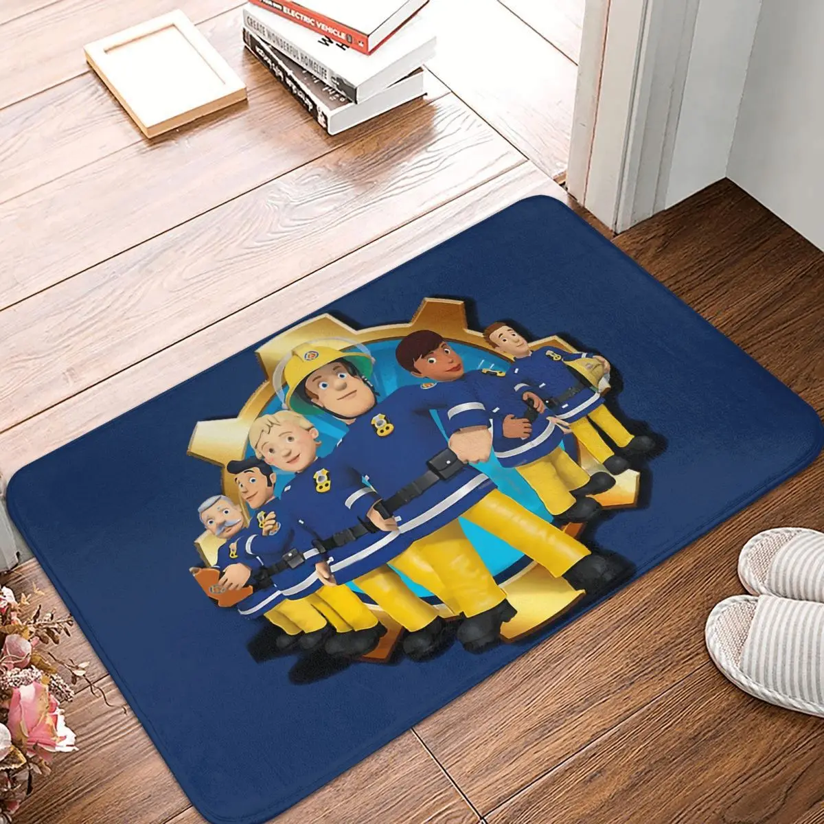 Fireman Sam анимационный коврик для спальни с уверенной командой, Придверный коврик, кухонный ковер, коврик для балкона, домашний декор
Fireman Sam анимационный коврик для спальни с уверенной командой, Придверный коврик, кухонный ковер, коврик для балкона, домашний декор