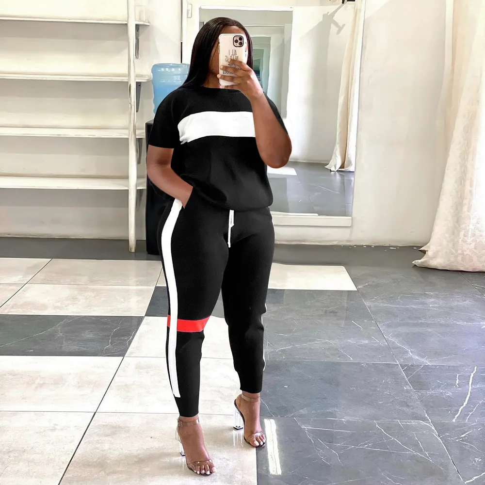 Streetwear Fashion 2 Piece Sets Womens Outifits Summer Fitness Outfit Pullover Sweatshirt + Jogger Pants Sporty Street Tracksuit
Streetwear Fashion 2 Piece Sets Womens Outifits Summer Fitness Outfit Pullover Sweatshirt + Jogger Pants Sporty Street Tracksuit