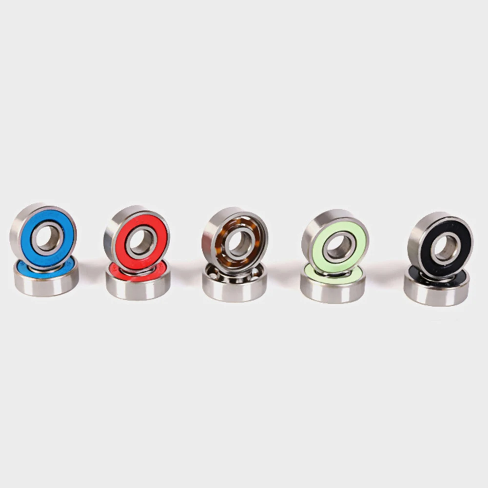Skateboard Bearings Steel Scooter Roller Ball Bearings ABEC-7 608 2RS Blue/red/black Skateboard Wheel Bearings
Skateboard Bearings Steel Scooter Roller Ball Bearings ABEC-7 608 2RS Blue/red/black Skateboard Wheel Bearings