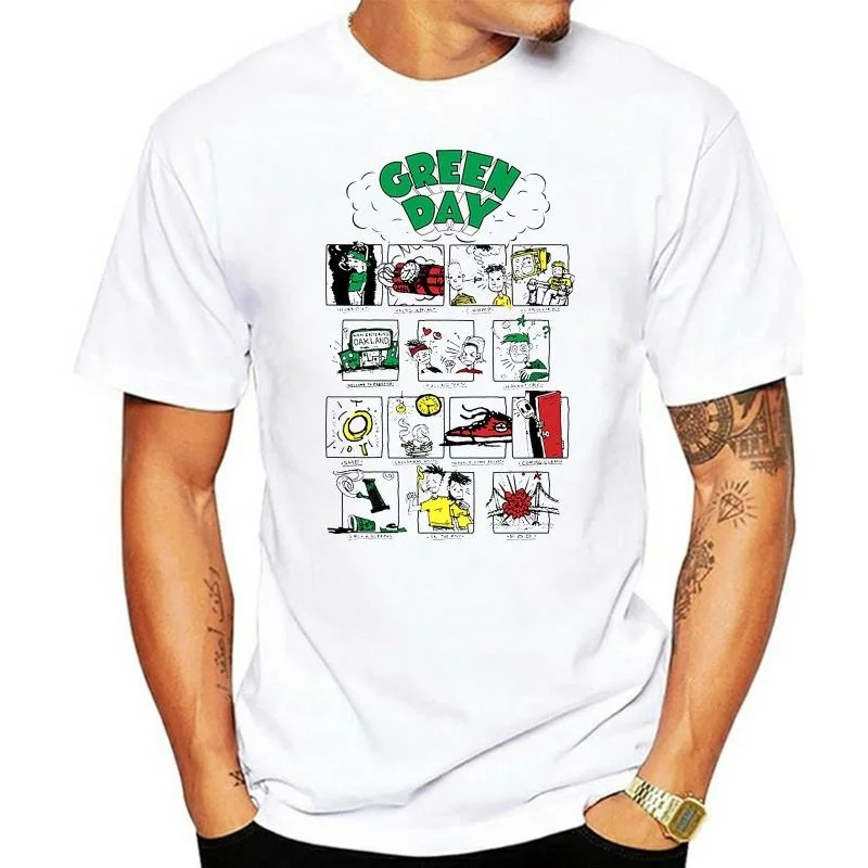 Green Day 'Dookie Comic Strip 'T-Shirt - NEU UND OFFIZIELL Novelty Cool Tops Men Short Sleeve T shirt Solid Color
Green Day 'Dookie Comic Strip 'T-Shirt - NEU UND OFFIZIELL Novelty Cool Tops Men Short Sleeve T shirt Solid Color