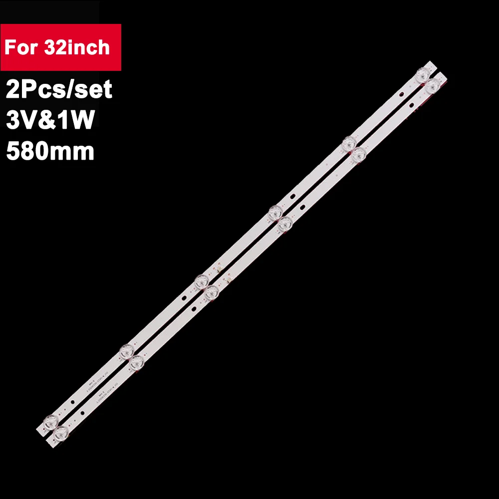 2pcs 580mm TV LED Backlight Strip For 32inch JL.D32061330-031AS-M_V02 JL.D32061330-031CS-M_V01
2pcs 580mm TV LED Backlight Strip For 32inch JL.D32061330-031AS-M_V02 JL.D32061330-031CS-M_V01