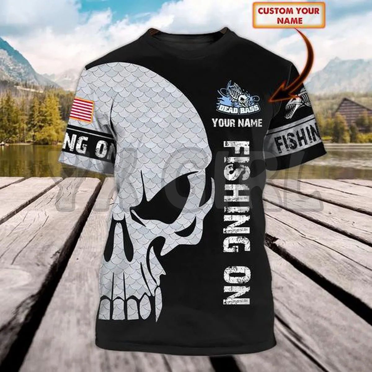 2022 Summer Fashion Men t shirt Personalized Fishing On Skull 3D All Over Printed T Shirts Tee Tops shirts Unisex Tshirt
2022 Summer Fashion Men t shirt Personalized Fishing On Skull 3D All Over Printed T Shirts Tee Tops shirts Unisex Tshirt