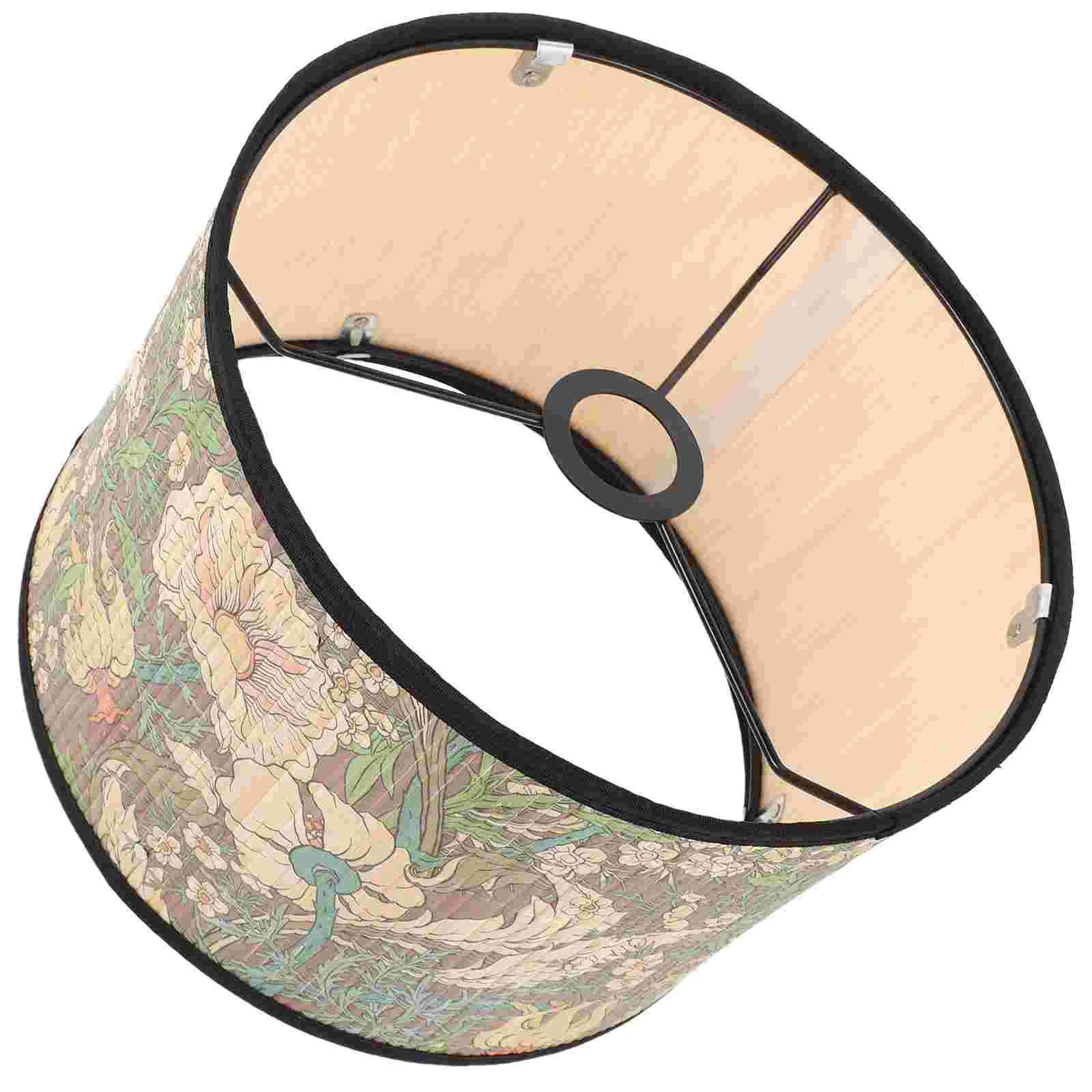 Printed Lampshade Light Shades for Table Ceiling Weaving Barrel Bamboo Lampshades Small Vintage Style
Printed Lampshade Light Shades for Table Ceiling Weaving Barrel Bamboo Lampshades Small Vintage Style