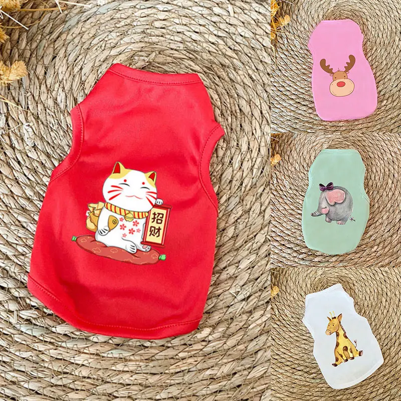Pet Clothes Small Dogs XS-XXL Simple Puppy Accessory Cat T-shirt Cute Pet Vest Sleeveless Comfortable Summer Clothes Dog Shirt
Pet Clothes Small Dogs XS-XXL Simple Puppy Accessory Cat T-shirt Cute Pet Vest Sleeveless Comfortable Summer Clothes Dog Shirt