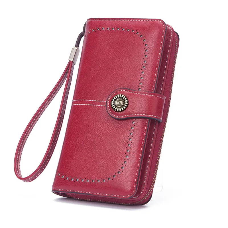 Fashion Retro Women Wallet Long Zipper Large Capacity Ladies Clutch Bag Female Coin Purse Hand Bag Card Holder Phone Pouch Case
Fashion Retro Women Wallet Long Zipper Large Capacity Ladies Clutch Bag Female Coin Purse Hand Bag Card Holder Phone Pouch Case