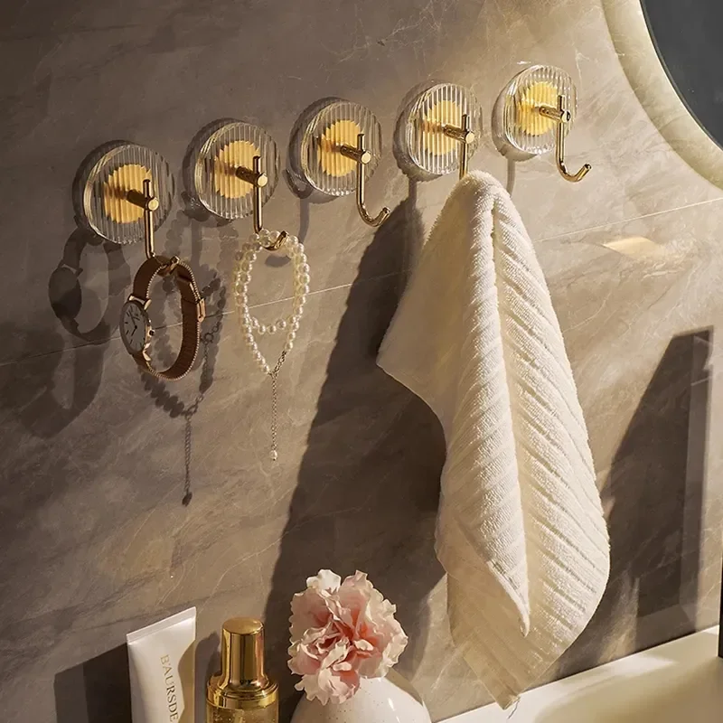 4PCS Luxury Wall Hook Home Decor Strong Adhesive Bathroom Hanger Door Back Key Bag Holder Towel Rack No Punching Hanging Coat
4PCS Luxury Wall Hook Home Decor Strong Adhesive Bathroom Hanger Door Back Key Bag Holder Towel Rack No Punching Hanging Coat