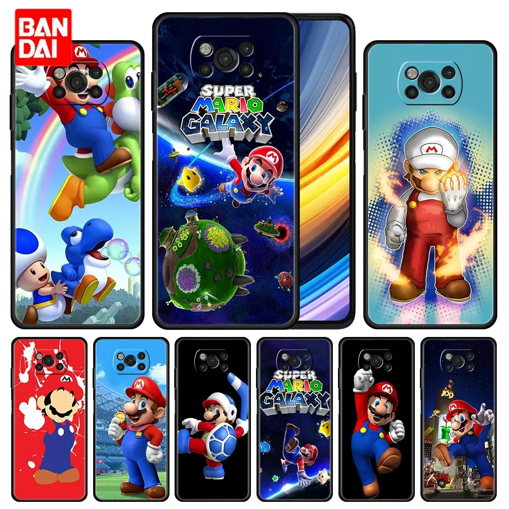 Super Mario Bros Case for Xiaomi Mi Poco X3 NFC F3 Redmi Note 9s 9 9A 9C 8 10 11 9T 8T 10T K40 Pro Plus Funda Soft Black Cover
Super Mario Bros Case for Xiaomi Mi Poco X3 NFC F3 Redmi Note 9s 9 9A 9C 8 10 11 9T 8T 10T K40 Pro Plus Funda Soft Black Cover