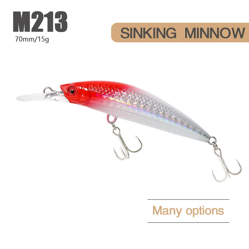 1PCS Small Fish Fishing Bait 87mm Sinking Hard Bait Swinger Jig Bait Crank Bait Carp Striped Bass Pesca Tackle Swimming Bait
1PCS Small Fish Fishing Bait 87mm Sinking Hard Bait Swinger Jig Bait Crank Bait Carp Striped Bass Pesca Tackle Swimming Bait
