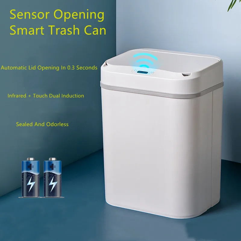 12L Intelligent Trash Can Smart Sensor Dustbin Waterproof Dustbin Household Induction Garbage Bin Smart House Garbage Can
12L Intelligent Trash Can Smart Sensor Dustbin Waterproof Dustbin Household Induction Garbage Bin Smart House Garbage Can