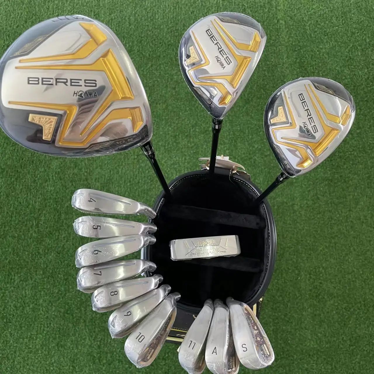 

2023 New Golf Clubs Honma IS-08 Complete Set 10.5 Driver+ 3/15 5/18 Fairway Wood+Putter+Irons Graphite Shaft With Headcover