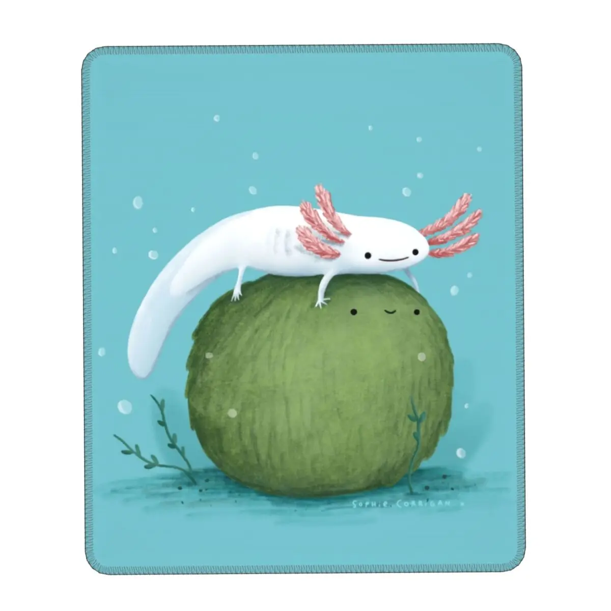 Axolotl On A Mossball Mouse Pad with Locking Edge PC Gamer Mousepad Anti-Slip Rubber Base Animal Salamander Office Computer Mat
Axolotl On A Mossball Mouse Pad with Locking Edge PC Gamer Mousepad Anti-Slip Rubber Base Animal Salamander Office Computer Mat