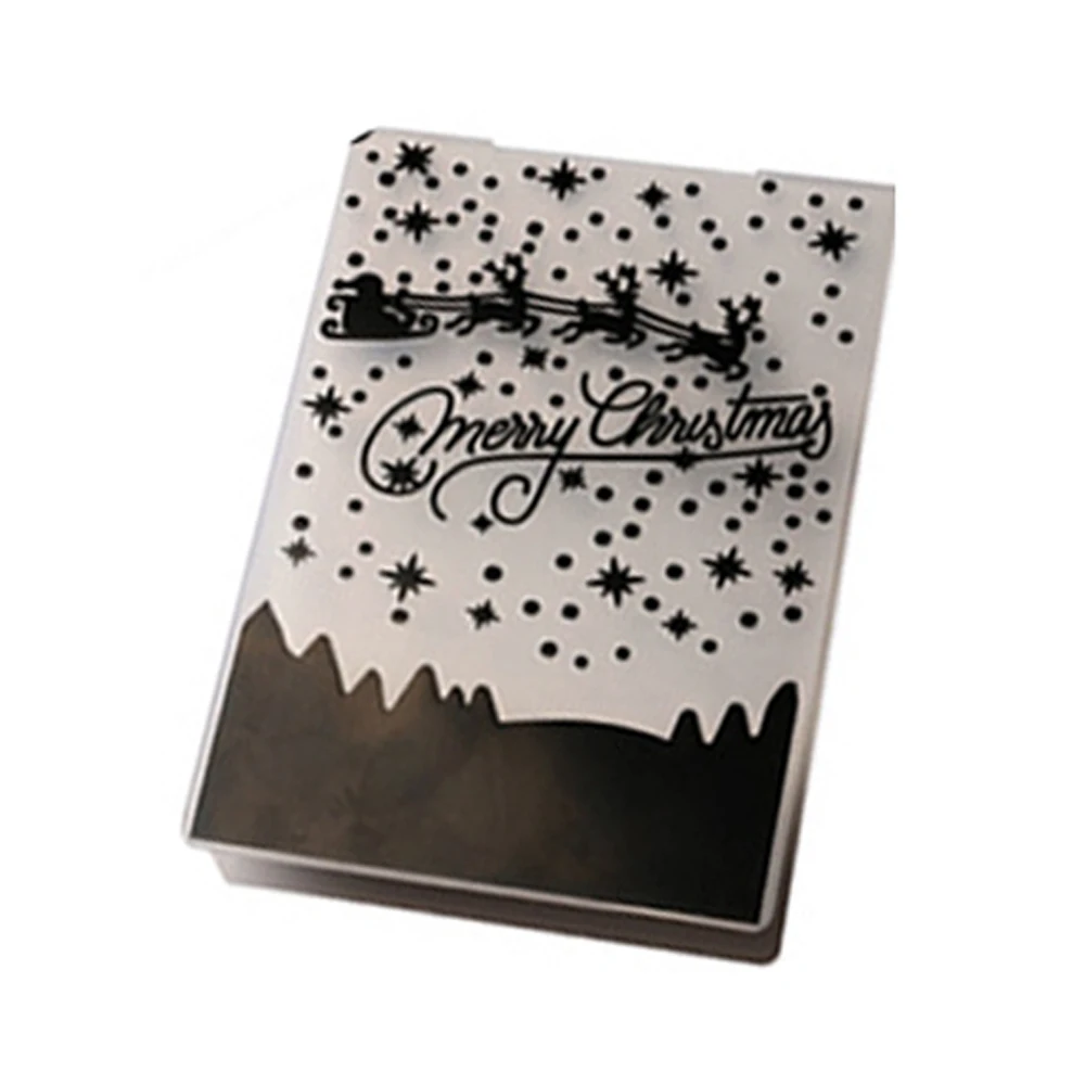 Christmas Embossing folders Plastic Background Template for DIY Scrapbooking Crafts Making Photo Album Card Holiday Decor
Christmas Embossing folders Plastic Background Template for DIY Scrapbooking Crafts Making Photo Album Card Holiday Decor