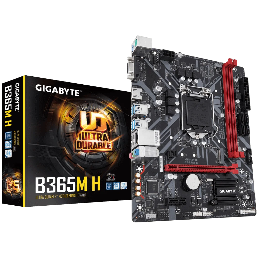 Новая Материнская плата Gigabyte TUF B365M-H LGA1151 DDR4HDMI M.2 mATX 
Новая Материнская плата Gigabyte TUF B365M-H LGA1151 DDR4HDMI M.2 mATX