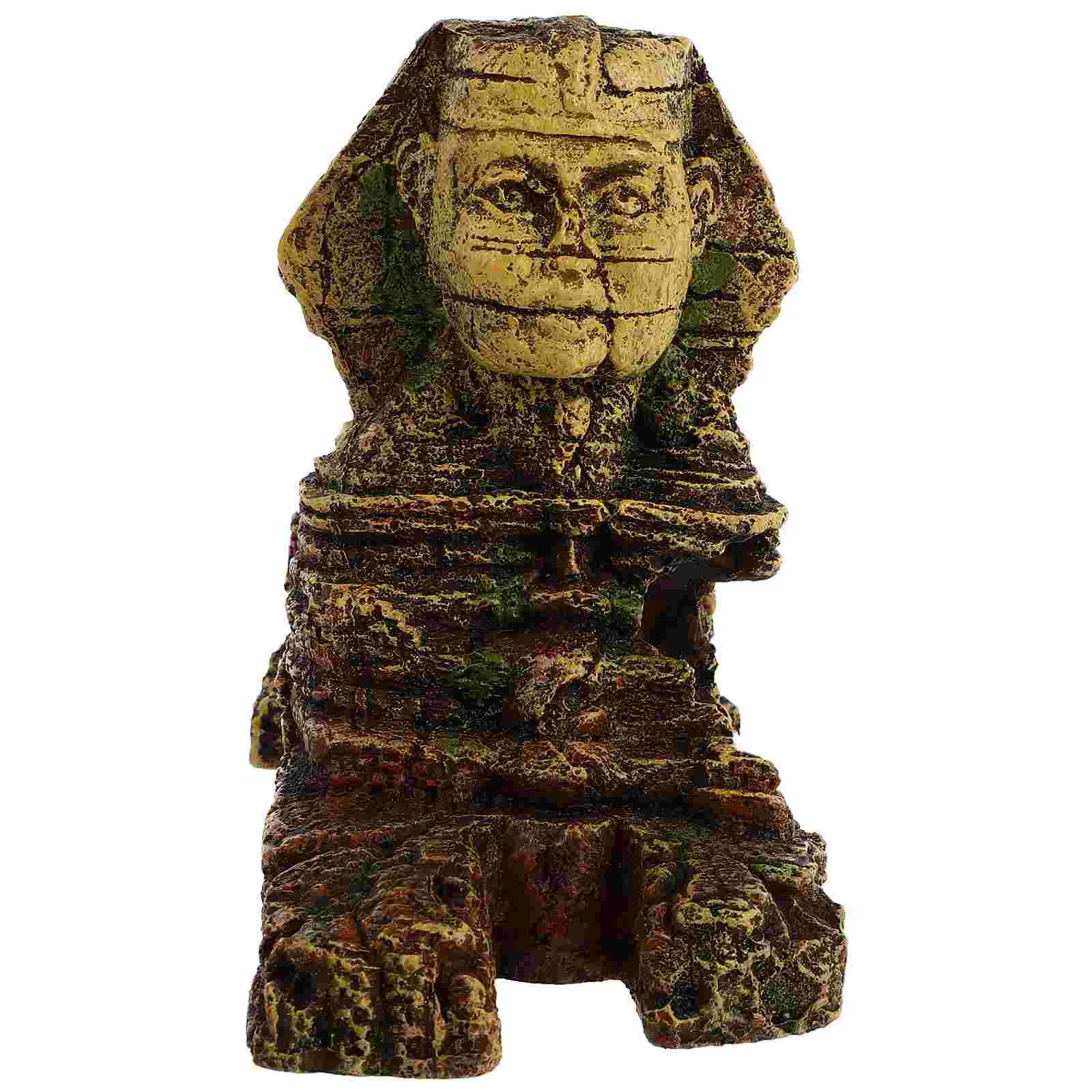 Aquarium Tank Sphinx Cave Egyptian Resin Hiding Betta Habitat Ornament Decor Statue Hideout Accessories Shelter Hole God
Aquarium Tank Sphinx Cave Egyptian Resin Hiding Betta Habitat Ornament Decor Statue Hideout Accessories Shelter Hole God