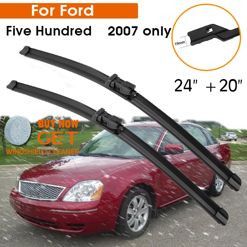 Car Wiper Blade For Ford Five Hundred 2007 Only Windshield Rubber Silicon Refill Front Window Wiper 24"+20" LHD RHD Accessorie
Car Wiper Blade For Ford Five Hundred 2007 Only Windshield Rubber Silicon Refill Front Window Wiper 24"+20" LHD RHD Accessorie