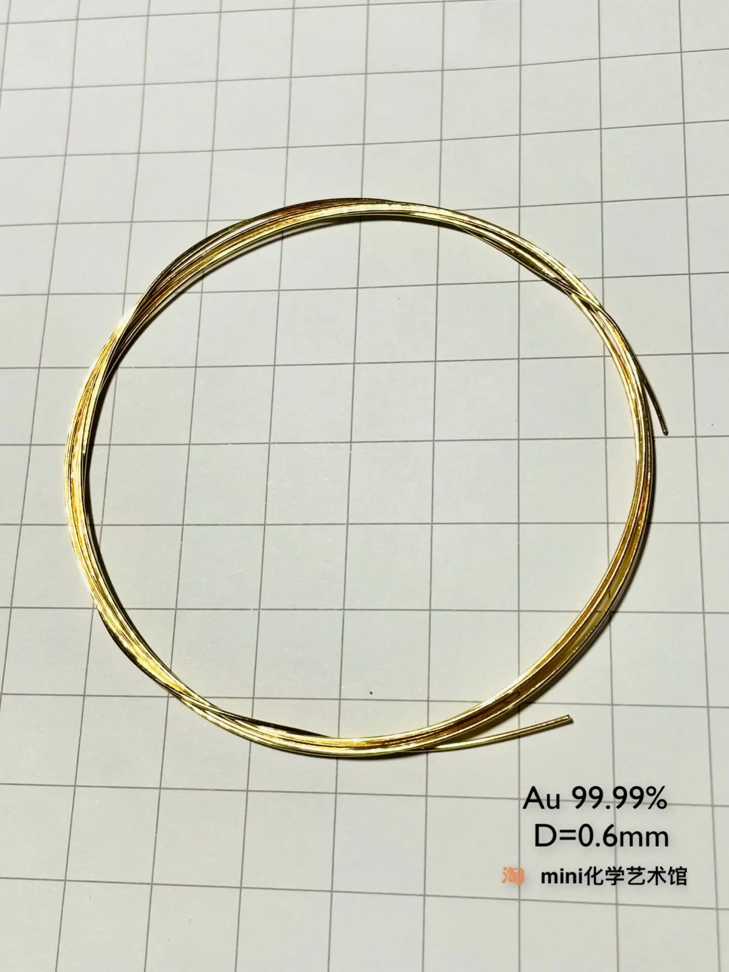 Diameter 0.6mm Gold Wire Pure Gold Wire Au Wire High Purity Gold Wire Gold Wire Au 99.99
Diameter 0.6mm Gold Wire Pure Gold Wire Au Wire High Purity Gold Wire Gold Wire Au 99.99