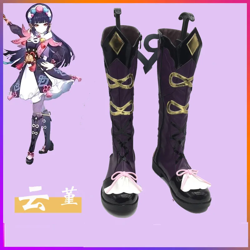 Genshin Impact Yunjin Cosplay Shoes Anime Yun Jin High Boots Halloween Cosplay Costume Accessories hat Props
Genshin Impact Yunjin Cosplay Shoes Anime Yun Jin High Boots Halloween Cosplay Costume Accessories hat Props