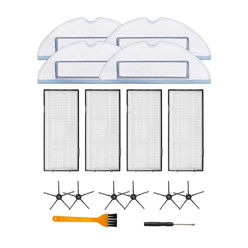 Replacement Accessories Kit Fit For Roborock S7 T7S T7 Plus Robot Vacuum,Side Brush Filter Mop Pads Replacement Parts White
Replacement Accessories Kit Fit For Roborock S7 T7S T7 Plus Robot Vacuum,Side Brush Filter Mop Pads Replacement Parts White