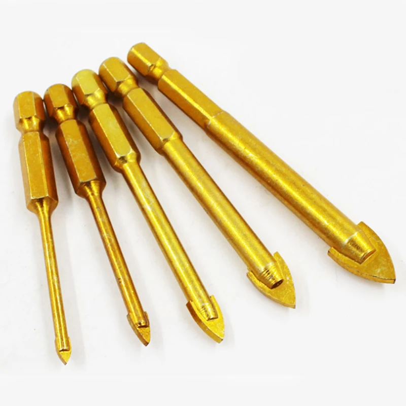 5pcs/set 3-10MM Alloy Steel Drill Set for Glass Tile Ceramic Mirror Porcelain Marble Hardware Accessories
5pcs/set 3-10MM Alloy Steel Drill Set for Glass Tile Ceramic Mirror Porcelain Marble Hardware Accessories