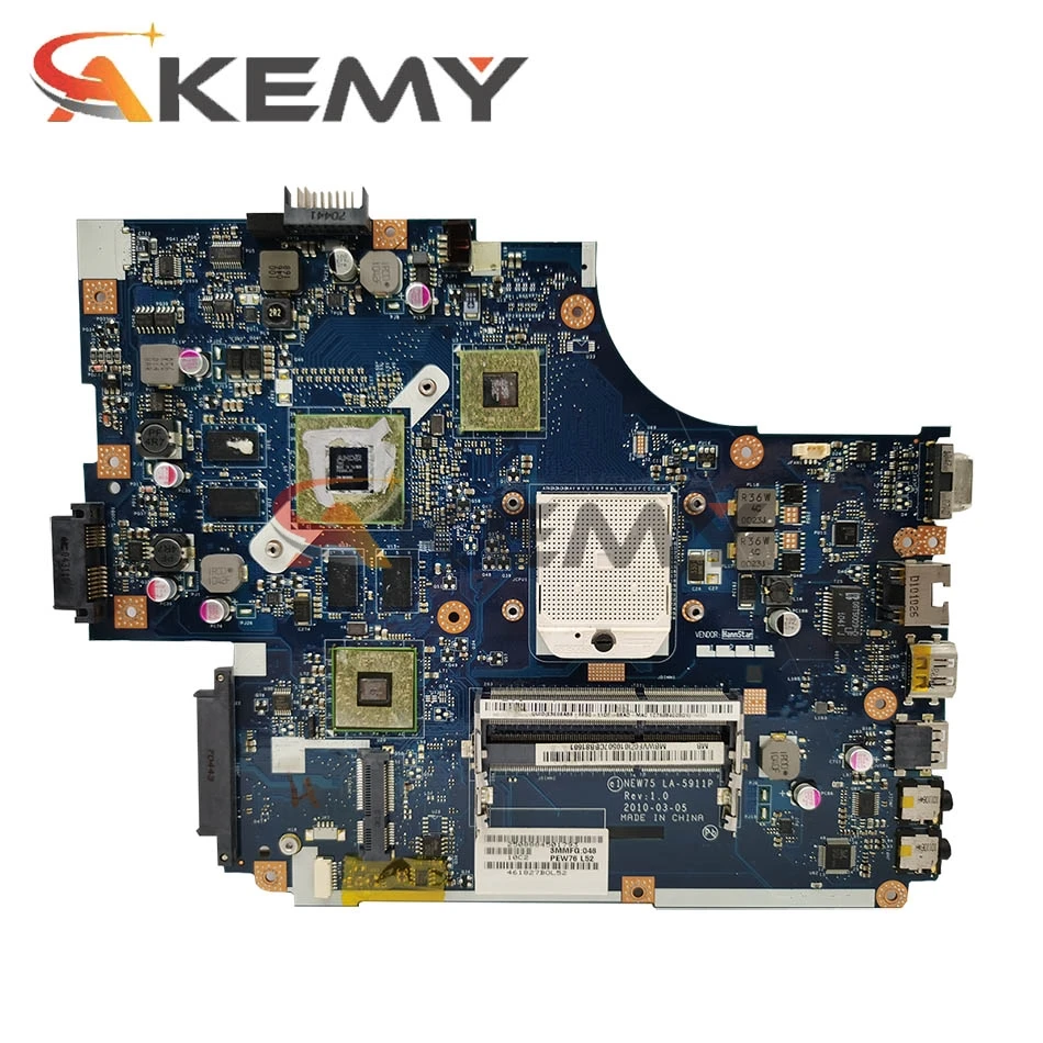Материнская плата 5552G для ноутбука Acer aspire материнская LA-5911P LA-5912P - купить по