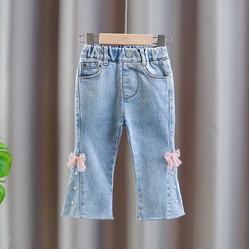 Baby Girls Cute Bow Princess Jeans Spring Children Denim Trousers Children Sweet Trouser Kids
Baby Girls Cute Bow Princess Jeans Spring Children Denim Trousers Children Sweet Trouser Kids