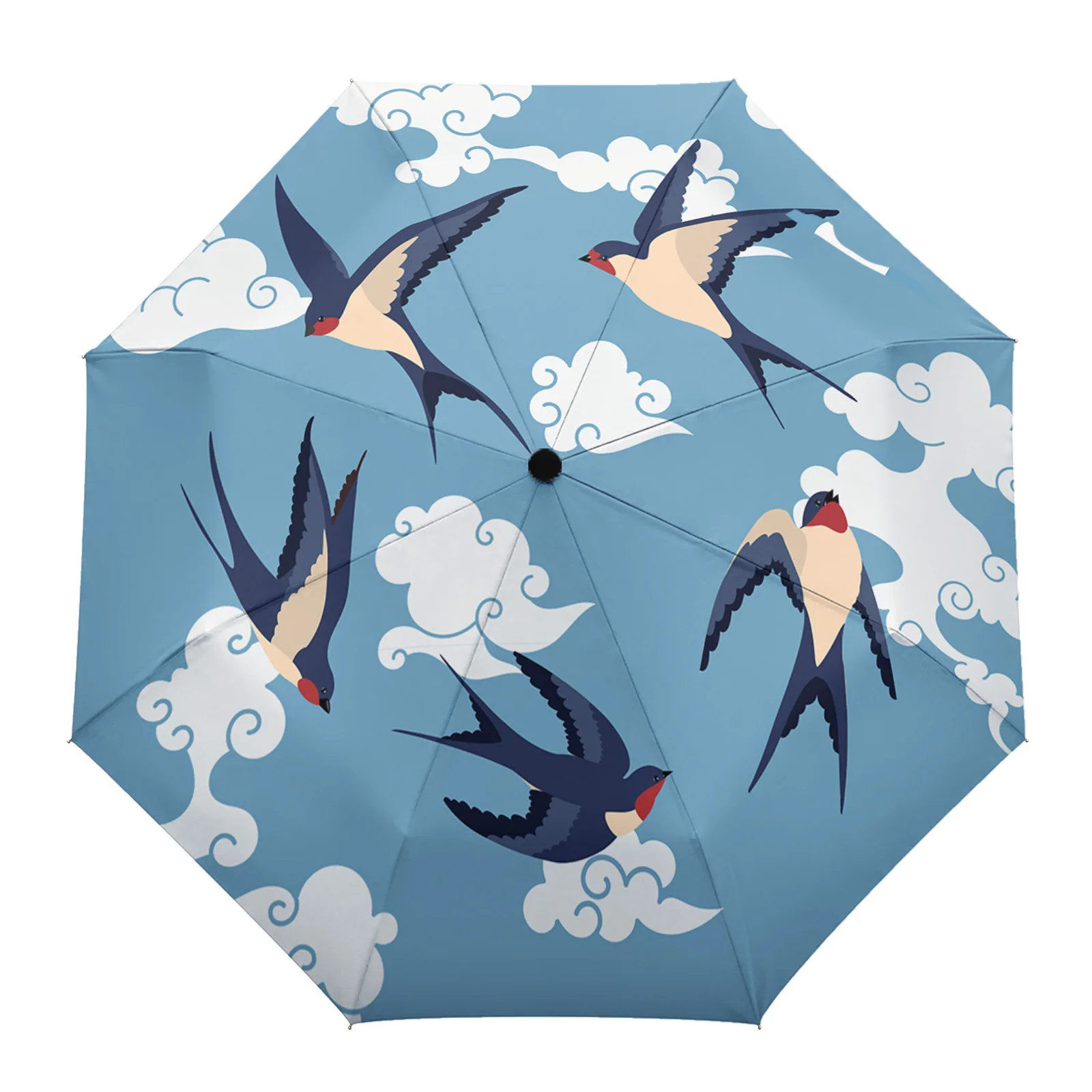 Chinese Style Auspicious Clouds Swallow Custom Automatic Umbrellas for Women Male Windproof Folding Rain Umbrella Parasol
Chinese Style Auspicious Clouds Swallow Custom Automatic Umbrellas for Women Male Windproof Folding Rain Umbrella Parasol