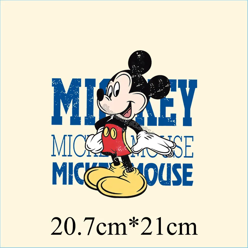 Термонаклейки для одежды с изображением Микки Мауса Диснея Минни - купить по