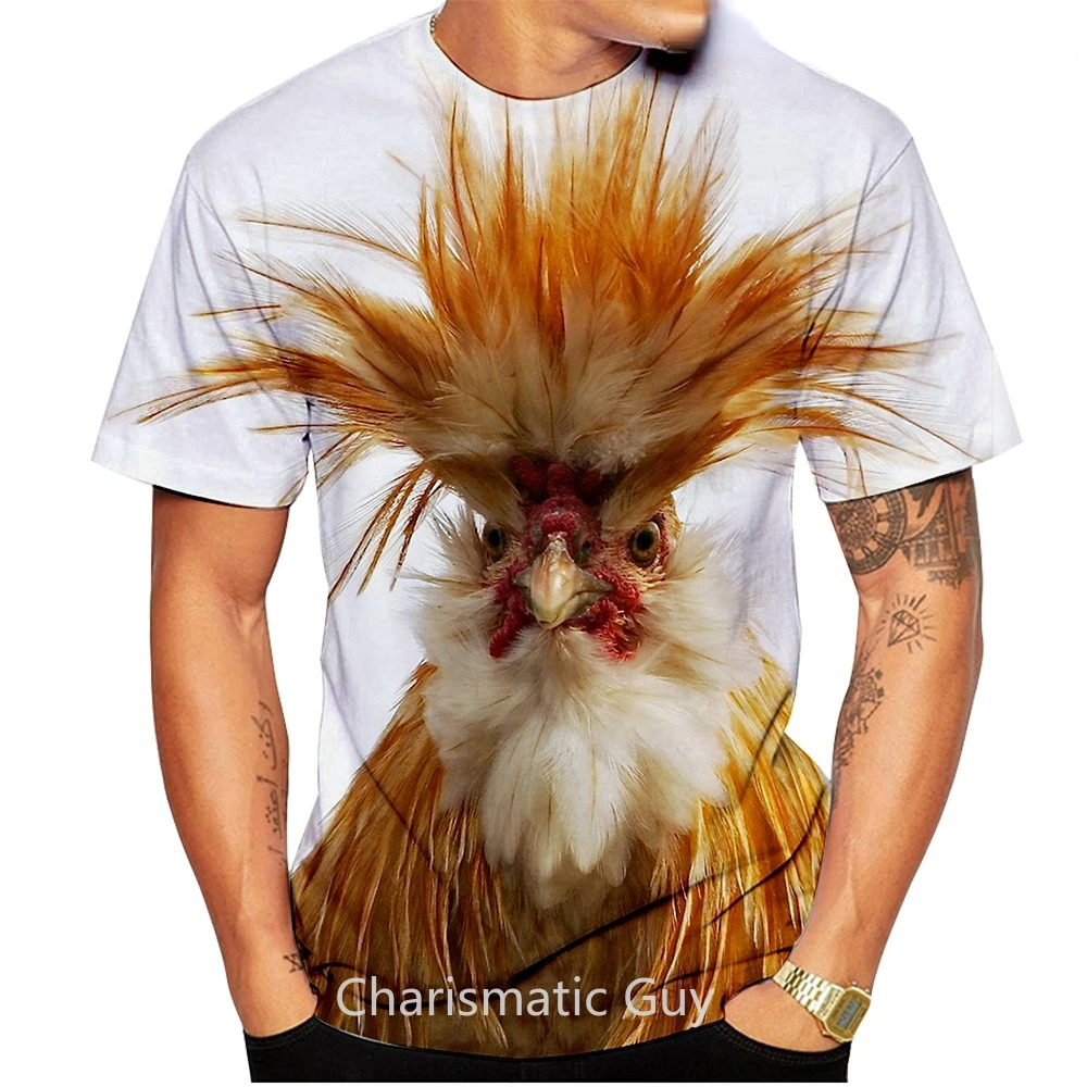 Funny Cool Chicken T Shirt Summer Fashion 3D Printed Short Sleeve Casual Harajuku Anime Chicken Streetwear Oversized Tops Tees
Funny Cool Chicken T Shirt Summer Fashion 3D Printed Short Sleeve Casual Harajuku Anime Chicken Streetwear Oversized Tops Tees