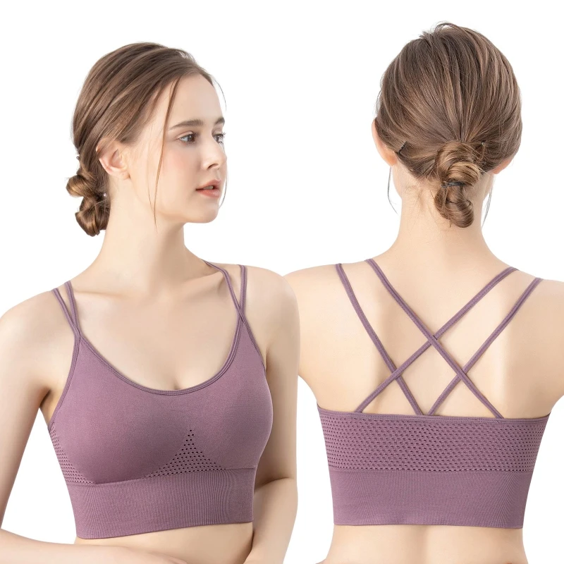 Breathable Mesh Sports Yoga Bra Shockproof Anti-Sagging Gathering Fitness Underwear Beauty Back Casual Sleeping Bralette
Breathable Mesh Sports Yoga Bra Shockproof Anti-Sagging Gathering Fitness Underwear Beauty Back Casual Sleeping Bralette