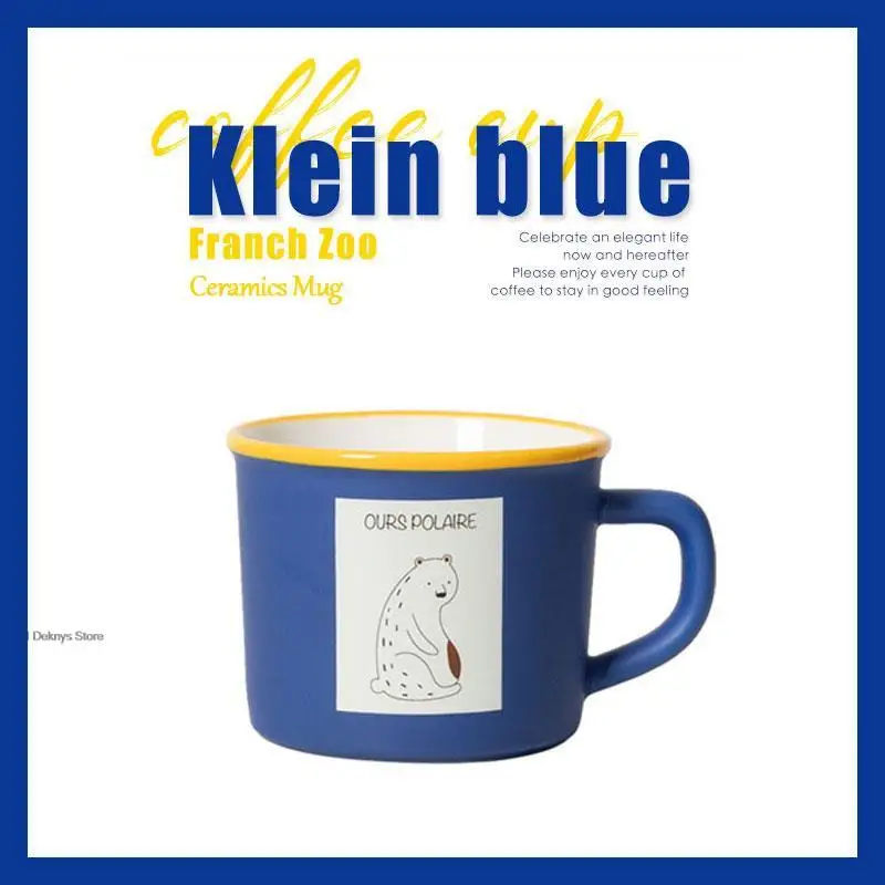 400ml Coffee Mug Cup Creative Design Klein Blue Tea Mug With Handle Cute Anime Pattern Ceramic Mug For Mate Best Teacher Gift
400ml Coffee Mug Cup Creative Design Klein Blue Tea Mug With Handle Cute Anime Pattern Ceramic Mug For Mate Best Teacher Gift