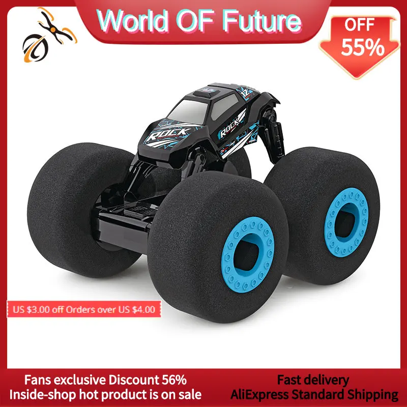 RC sponge wheel fall resistant children's indoor toy car electric remote control stunt rollover four-wheel off-road climbing car
RC sponge wheel fall resistant children's indoor toy car electric remote control stunt rollover four-wheel off-road climbing car