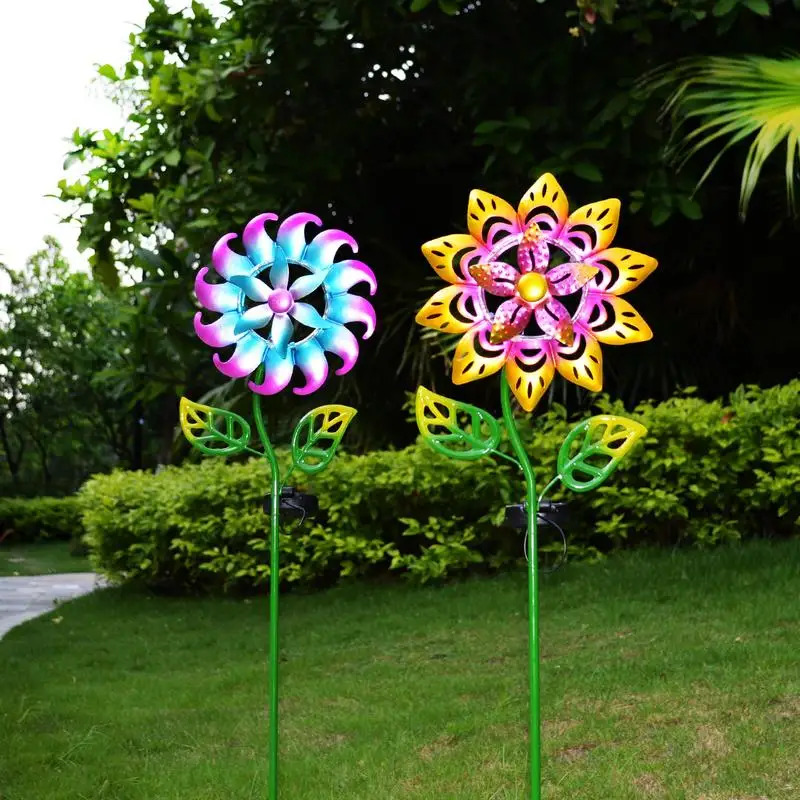 Solar Garden Wind Spinner Garden 1PC Multi Color LED Sunflower Wind Spinner Home Garden Spinner Solar Light In 2 Colors Decor
Solar Garden Wind Spinner Garden 1PC Multi Color LED Sunflower Wind Spinner Home Garden Spinner Solar Light In 2 Colors Decor