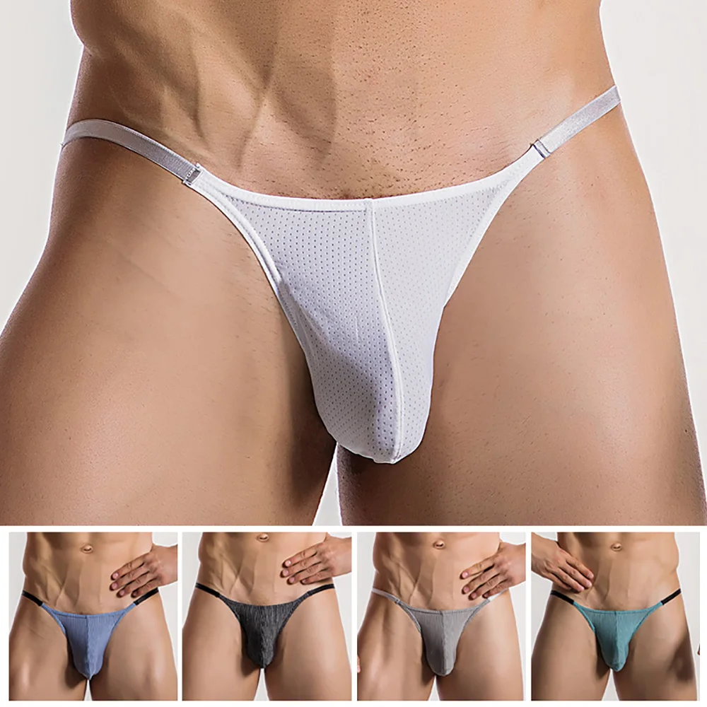 Men's Sexy Low Rise Briefs Thong T-Back G-String Breathable Lingerie Underpants Homme Jockstrap Men's Briefs
Men's Sexy Low Rise Briefs Thong T-Back G-String Breathable Lingerie Underpants Homme Jockstrap Men's Briefs