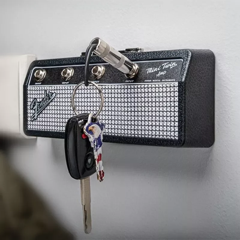NEW Fender Blues Music Key Storage Jack Rack Key Holder Guitar Wall Keychain Holder Vintage Amplifier Home Decoration Gift
NEW Fender Blues Music Key Storage Jack Rack Key Holder Guitar Wall Keychain Holder Vintage Amplifier Home Decoration Gift