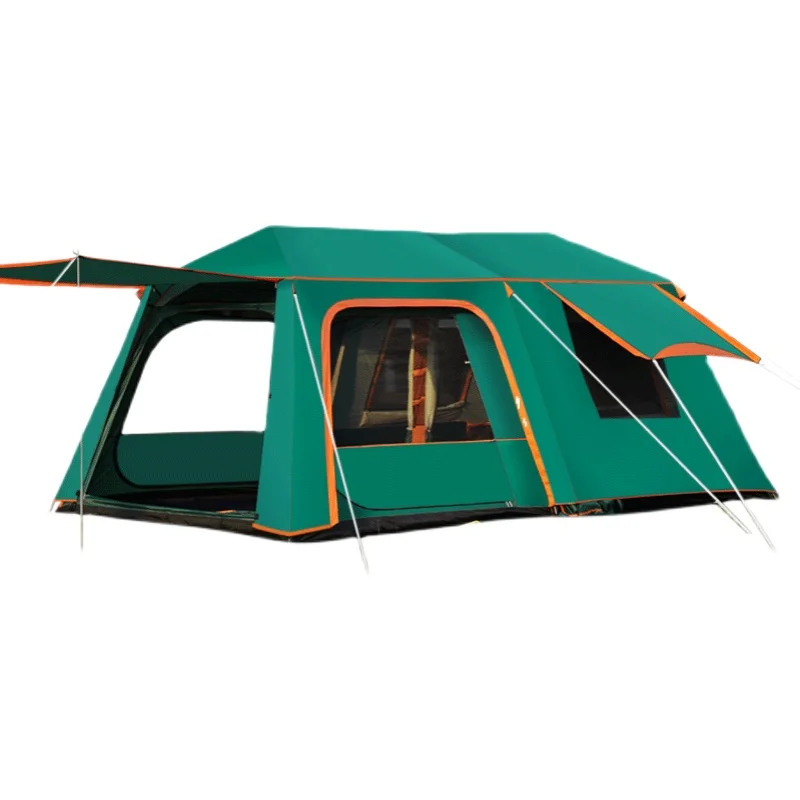 S Size Automatic Aluminum Rod Two-Bedroom One-Hall Tent Outdoor 4-6 People Double-layer Thickened Rainstorm-proof Large Family
S Size Automatic Aluminum Rod Two-Bedroom One-Hall Tent Outdoor 4-6 People Double-layer Thickened Rainstorm-proof Large Family