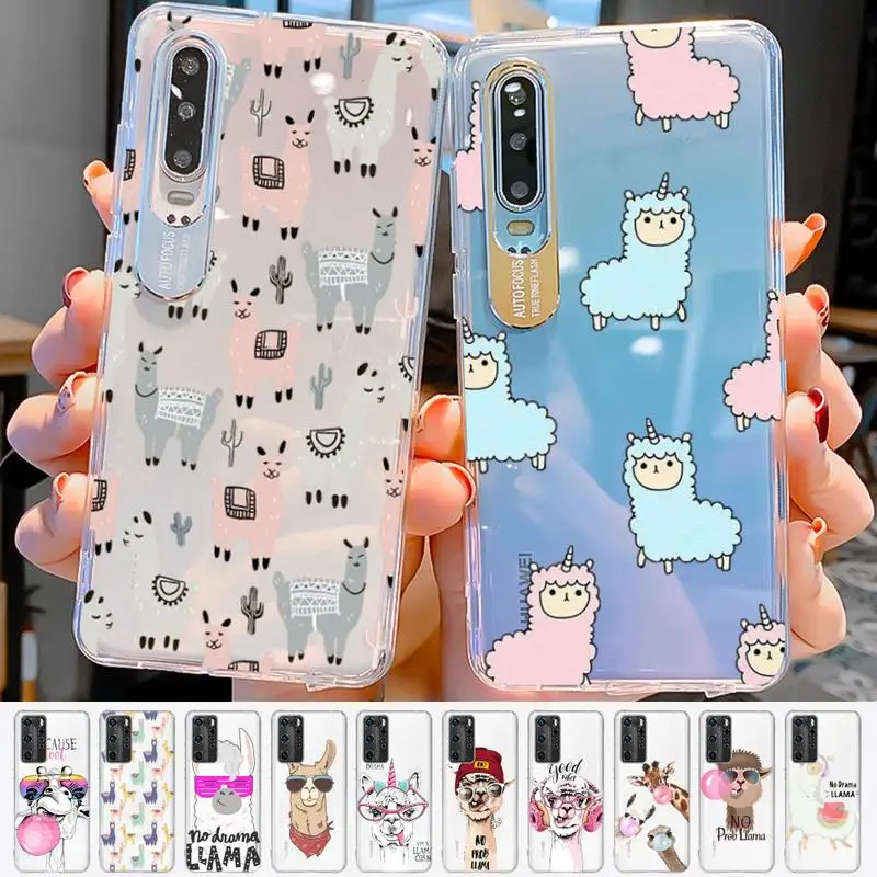 Cute Llama Alpaca Animals Cartoon Phone Case for Samsung A51 A52 A71 A12 for Redmi 7 9 9A for Huawei Honor8X 10i Clear Case
Cute Llama Alpaca Animals Cartoon Phone Case for Samsung A51 A52 A71 A12 for Redmi 7 9 9A for Huawei Honor8X 10i Clear Case