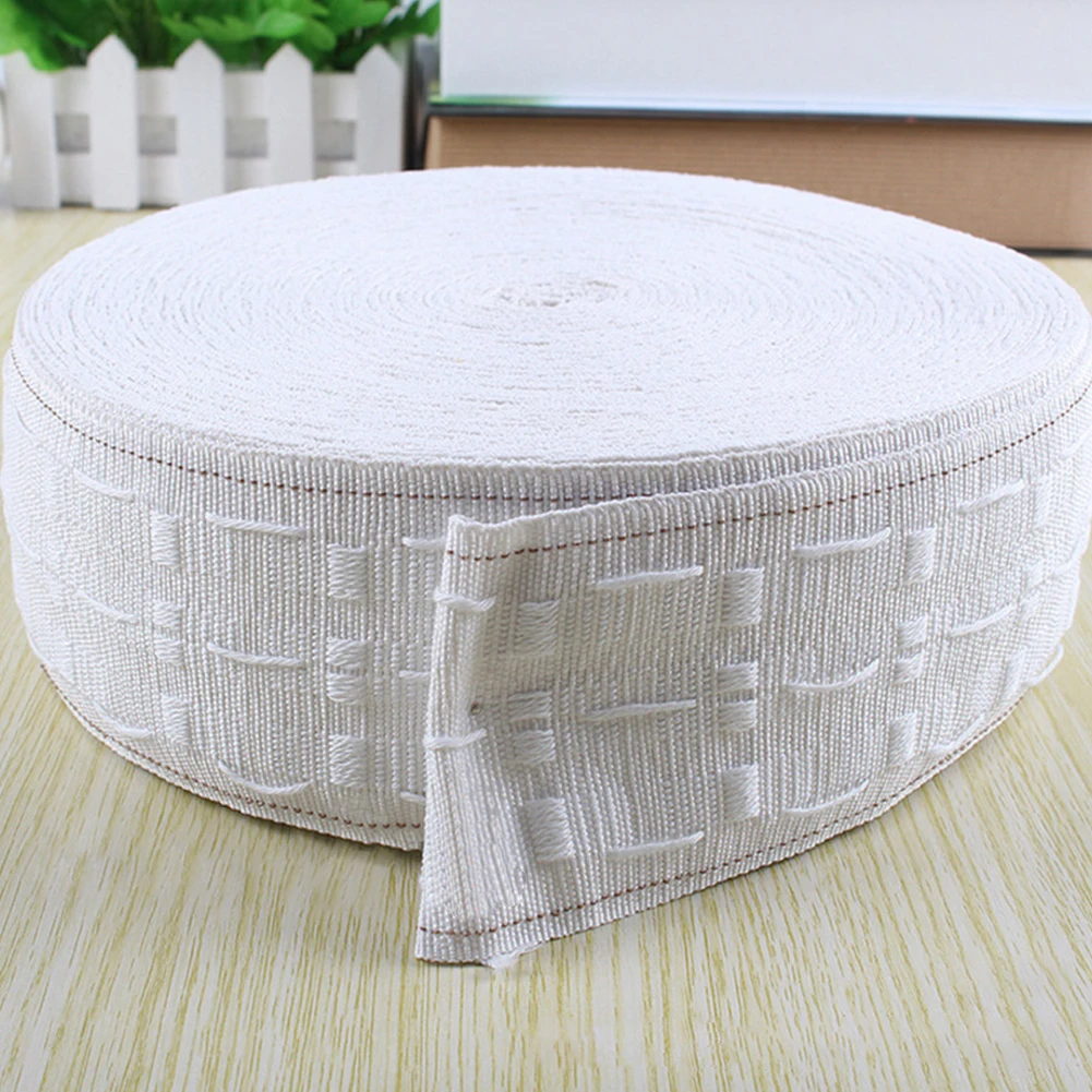 40m Curtain Header Home Practical Sewing Accessories Durable Polyester Multifunctional White Ribbon Pull Pleated Tape Belt DIY
40m Curtain Header Home Practical Sewing Accessories Durable Polyester Multifunctional White Ribbon Pull Pleated Tape Belt DIY