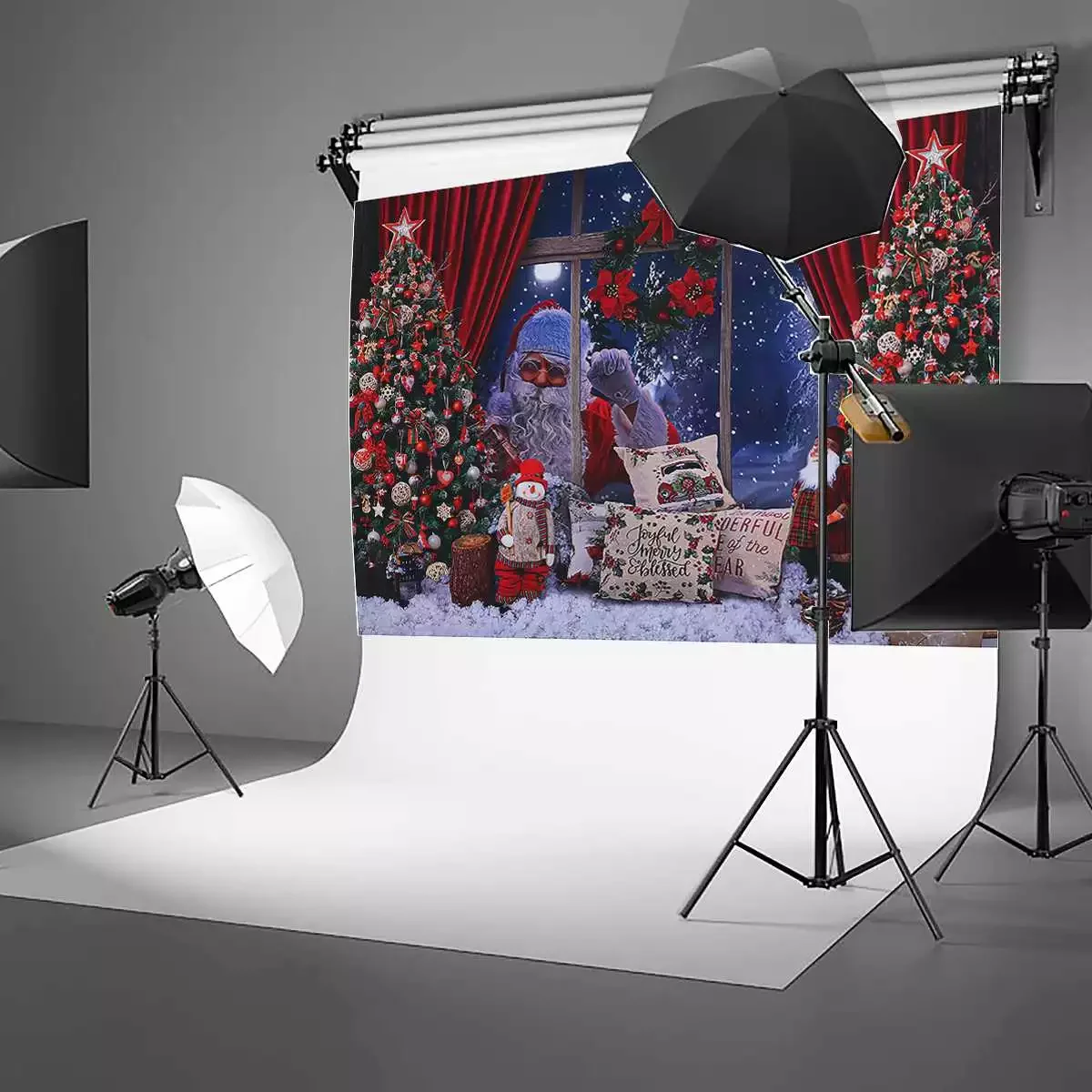 Santa Claus Christmas Party Photography Background Cloth Santa Claus Photo Studio Photography Background Cloth Fabric Decoration
Santa Claus Christmas Party Photography Background Cloth Santa Claus Photo Studio Photography Background Cloth Fabric Decoration